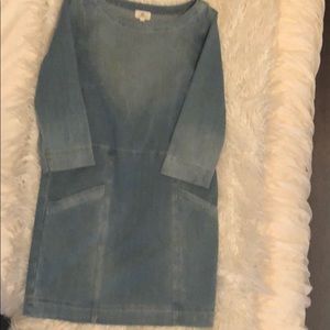 AG denim shift dress
